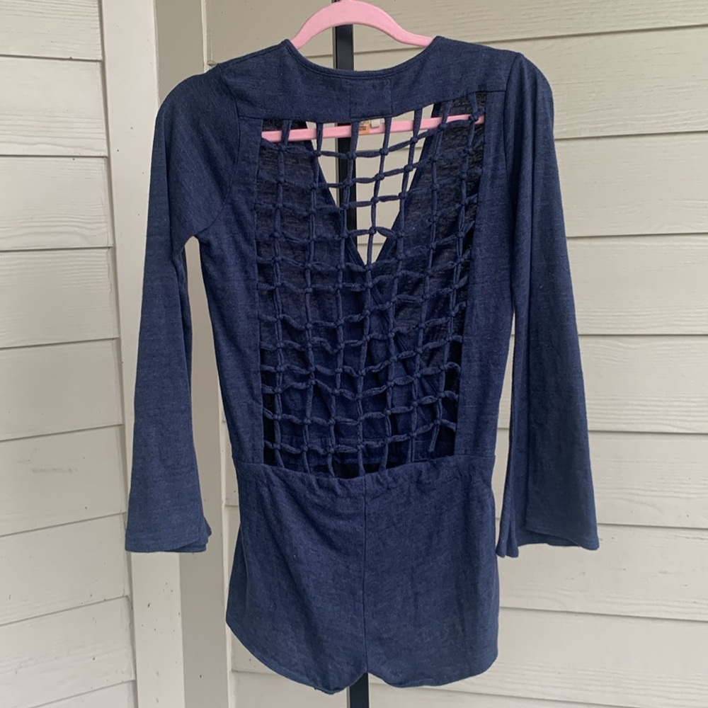 Chaser bohemian romper short xs